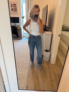 Madewell Straight-Leg Jeans in Classic Blue Wash